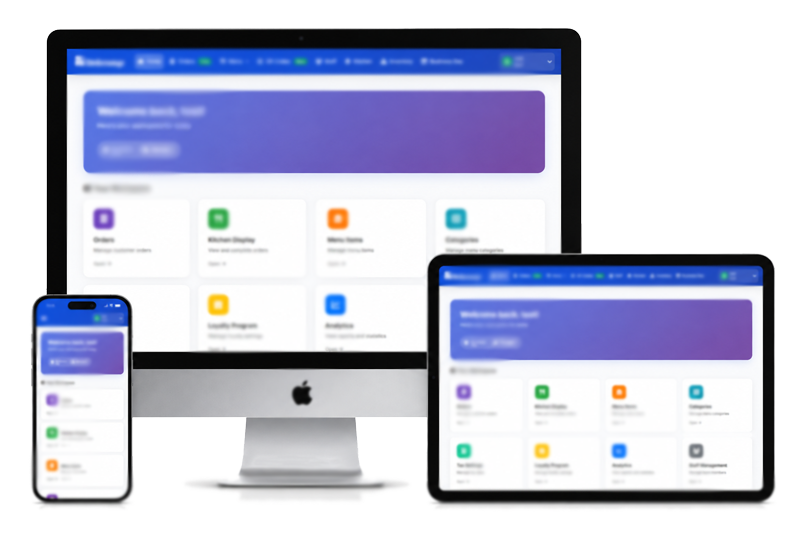OrderOnQR Dashboard